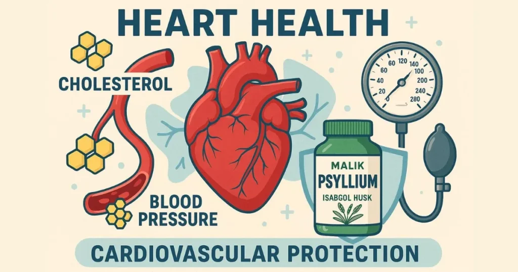 Isabgol Husk Benefits: Cardiovascular Benefits